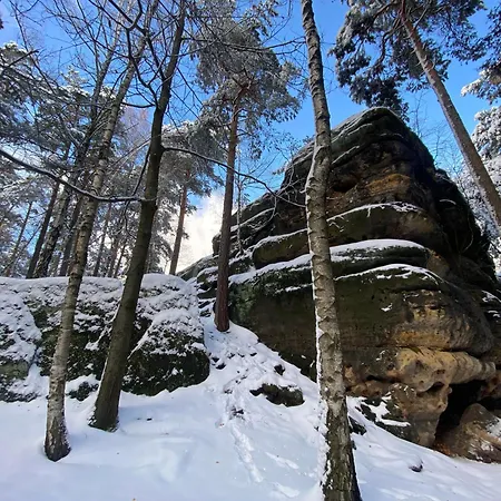 Feriehus Familien-ferienhaus Am Felsenlabyrinth Bad Gottleuba